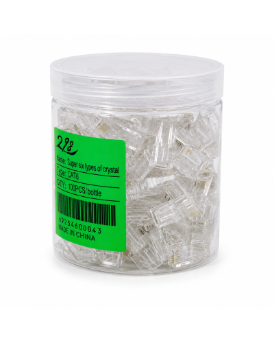 Коннекторы RJ45 — 100 шт