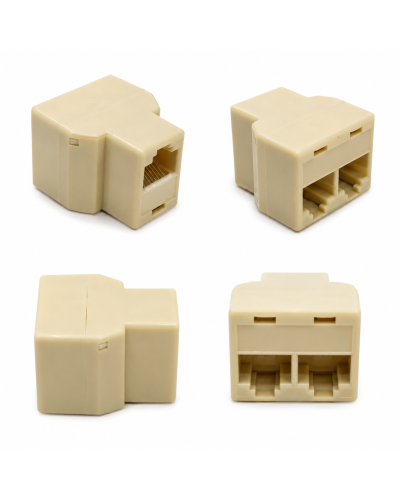 RJ45 переходник на 2 порта