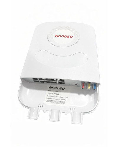 Уличный PoE-коммутатор 8+2 IP65